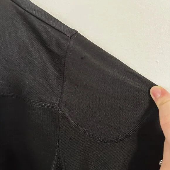 NWT Eddie Bauer Breathable Mesh 1/4 Zip Shirt in Black - Size XXL - Picture 13 of 13